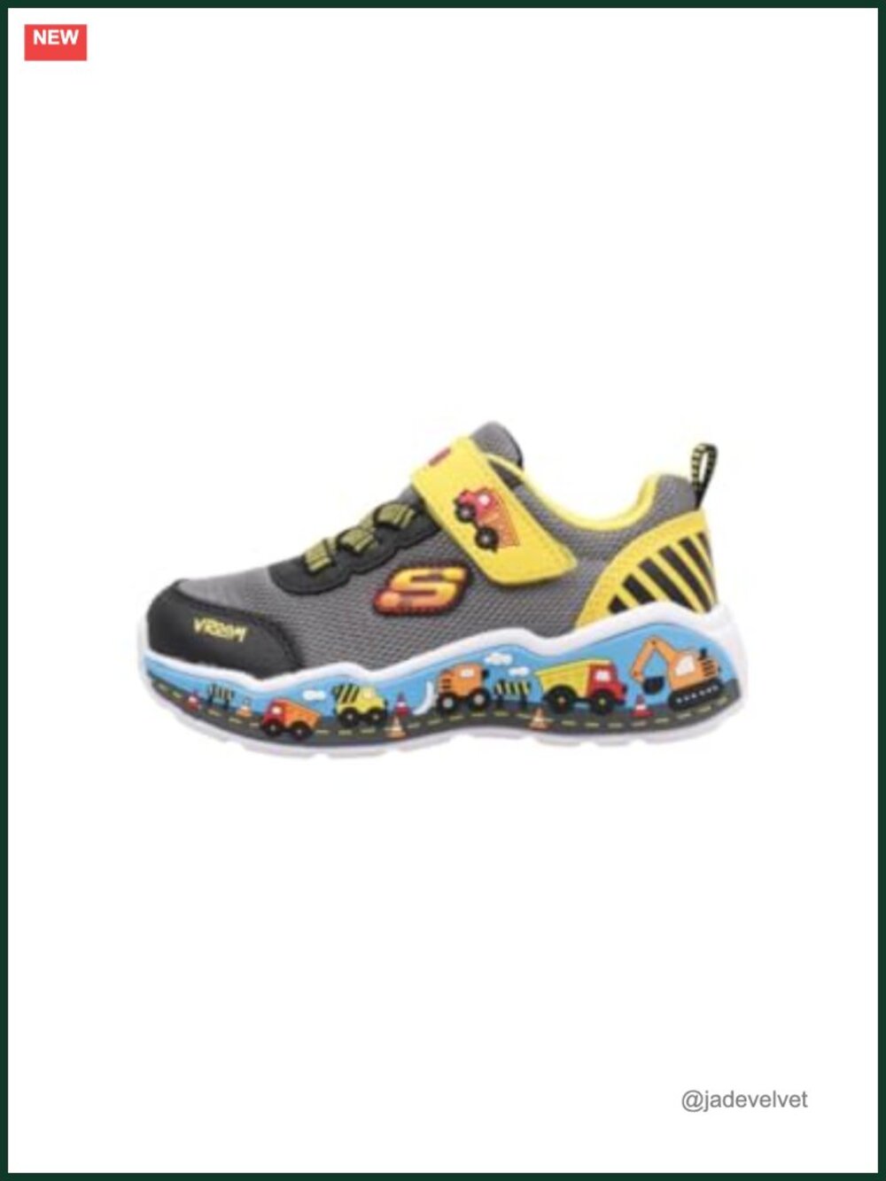 Boys' Sneakers with Stretch Laces and Adjustable Strap
